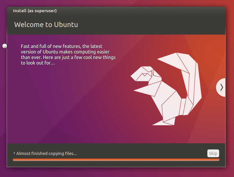 instal ubuntu